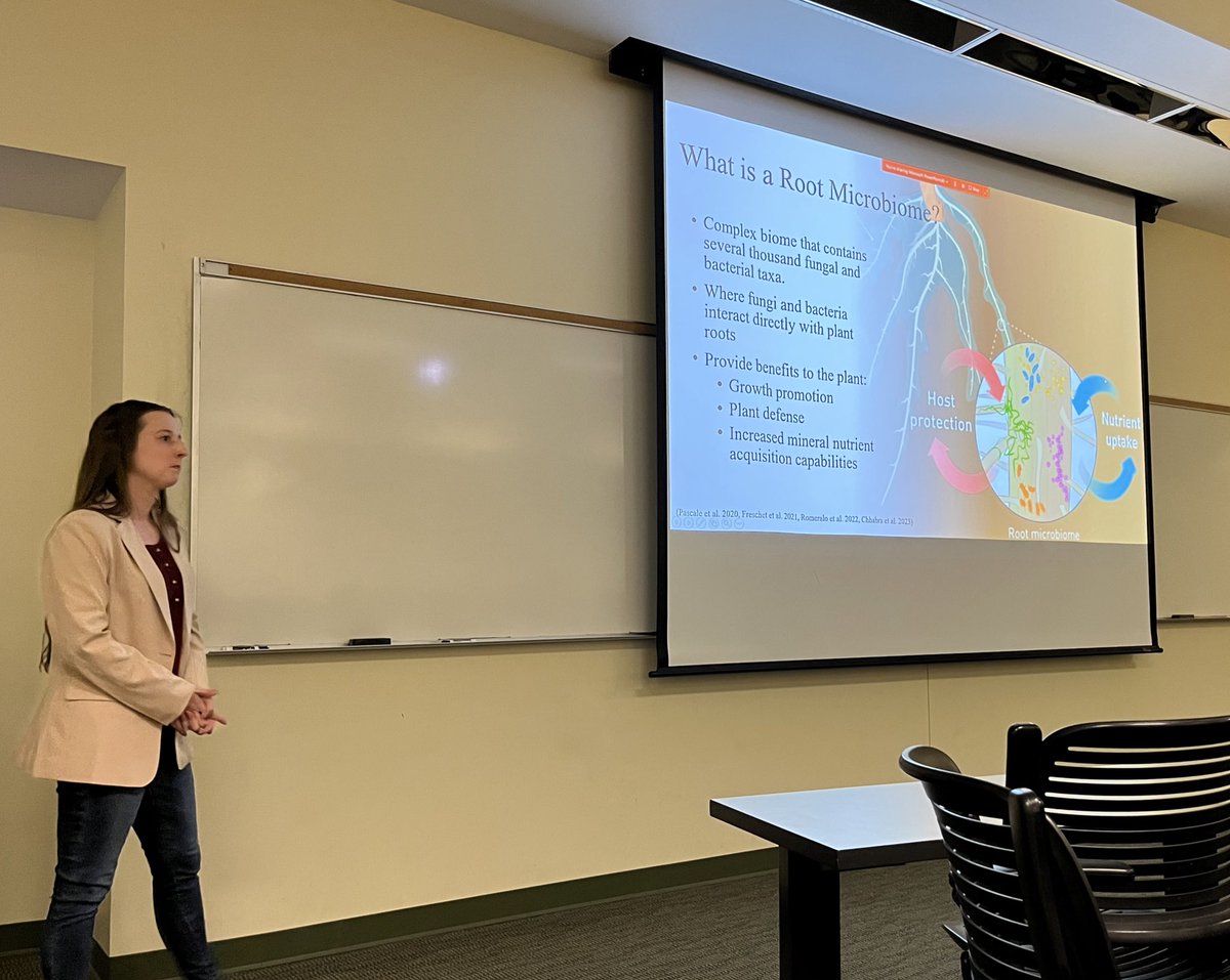 Dr Megan RĂșa (@megrua) on Twitter photo Today <a href="/wsubio/">WSU Biological Sciences Dept.</a> BioLunch we get to hear from #RuaLab MSc student <a href="/madegreene/">Madeline Greene</a> who is sharing her proposed research examining the role of root traits in structuring the root microbiome. Madeline is transitioning to the ES PhD program this fall Today <a href="/wsubio/">WSU Biological Sciences Dept.</a> BioLunch we get to hear from #RuaLab MSc student <a href="/madegreene/">Madeline Greene</a> who is sharing her proposed research examining the role of root traits in structuring the root microbiome. Madeline is transitioning to the ES PhD program this fall