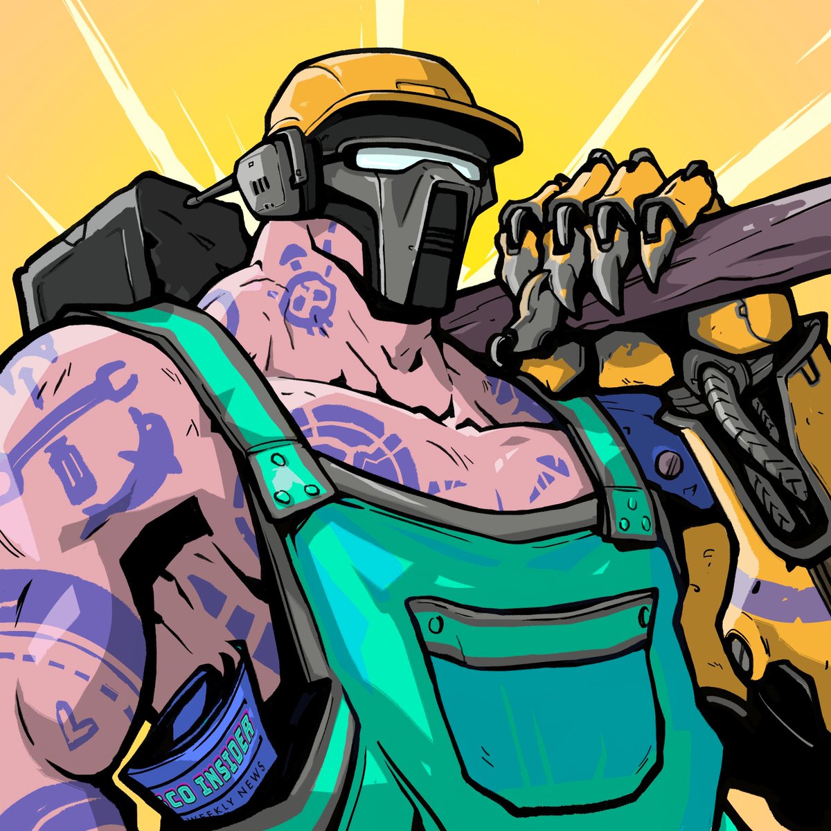 Snippets from today:
- quality-checked new traits for Moebius Pioneers
- picked my jaw off the floor after seeing the newest Sweeper suits (reveal soon)
- consulted nipple stickers, bras and the "sweat" trait with <a href="/oculusorbus/">$OculusOrbus</a> 👌
- minted <a href="/amber_vhs/">Amber VHS 🪩</a>' new song, blasting it now