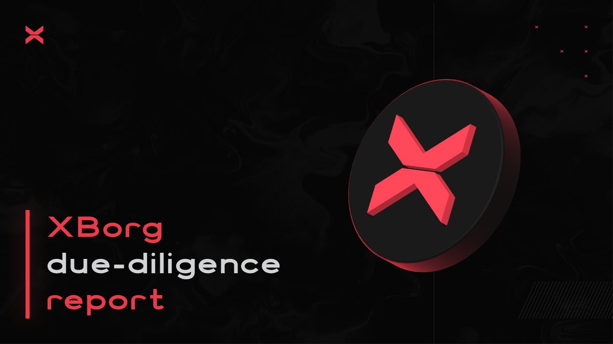 Our due diligence report is here! 🤯 Check your mail if you registered interest here: xborg.com/seed Register now, if not 😉