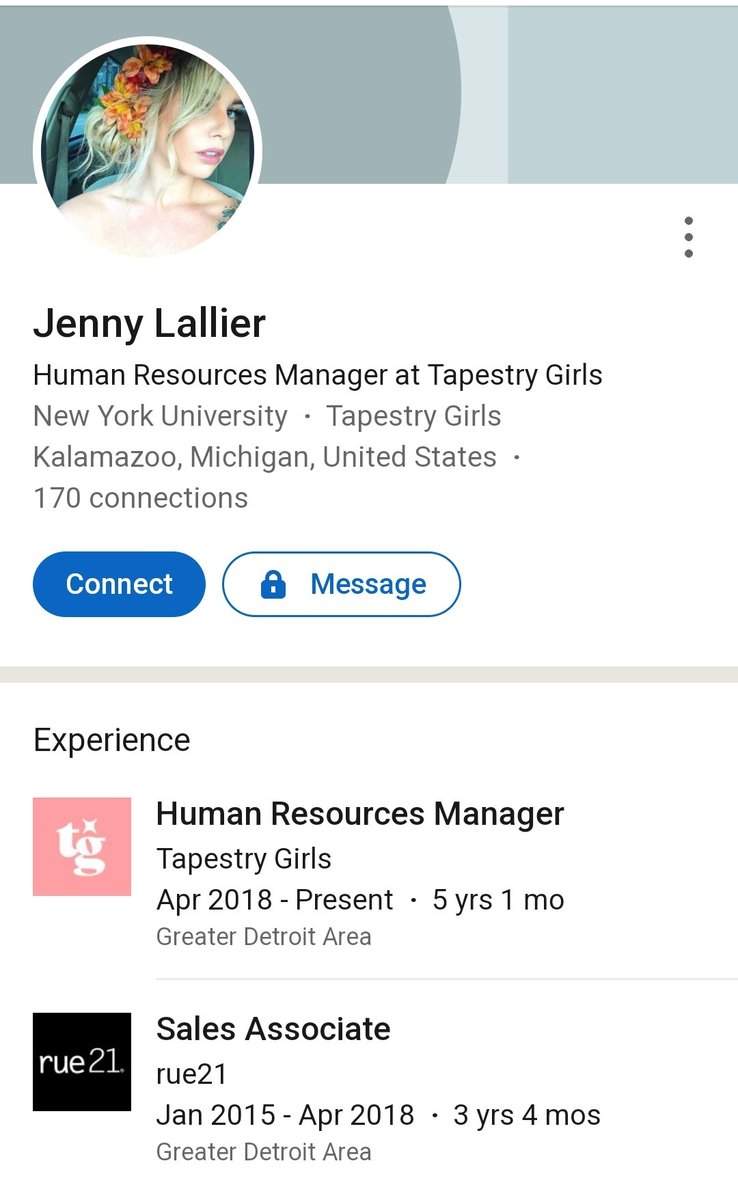 @AFixemer @tapestrygirls I looked at the author of this article and found this on LinkedIn. Not sure if it's a real account or not but I reported it as fraud. They have other people on there that supposedly work for the company. Let's see if this gets their attention.