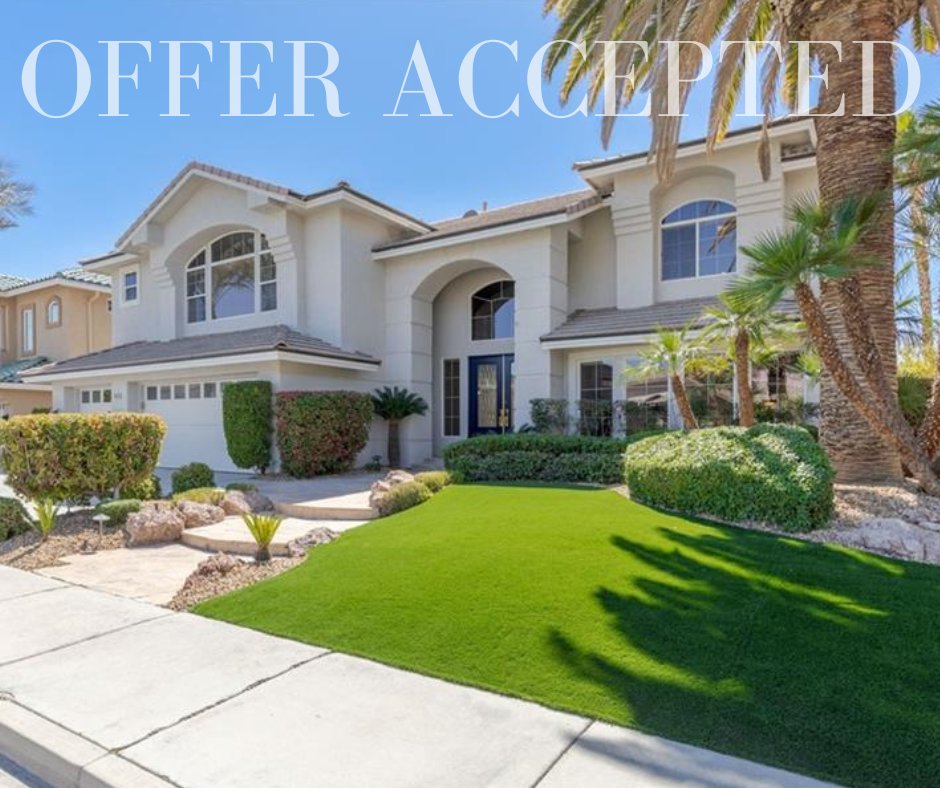 Sometimes you just have to trust the process. My clients had to cancel their contract on one home due to inspection issues, but we were able to jump right into another one that, in the end, suits them better! 
#undercontract #realestate #lasvegasrealestate #hendersonrealestate