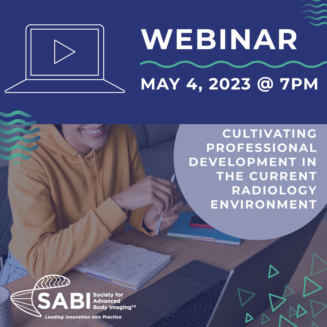 SABImaging's tweet photo. Our upcoming webinar will be a great opportunity for current #radres to learn the challenges and potential solutions to developing/nurturing academic endeavors and maintaining a sense of professional fulfillment. Register today! #radtwitter #radxx
https://t.co/ds4HhAo5cN https://t.co/wvr7dvrH7H