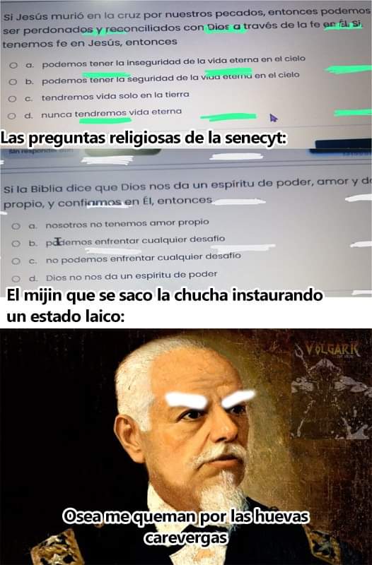 miguelantonioCh's tweet photo. Si te gustan las preguntas de catequesis que están en la #PruebaSenescyt, estás listo para vivir en la República del Sagrado Corazón de Jesús, la teocracia de #YoBeato. Conoce más sobre ella aquí.
Novela disponible en:
https://t.co/U3zxiYPSYM
https://t.co/PgH6ZOFvou https://t.co/VSqTbMzakc
