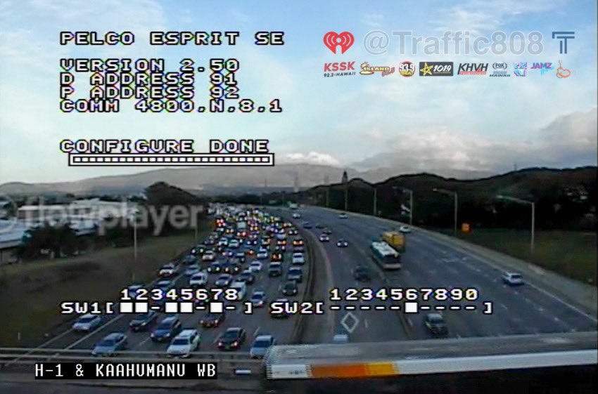 WAIMALU:
ALL LANES OPEN H1 EB after Waimalu.
HPD Investigation complete.
Zipper Lane Open to ALL this morning.
H1 EB slow from Makakilo.
Farrington Hwy from Kapolei.
Fort Weaver heavy from Renton.
H2 SB slow at Ka Uka.
#hitraffic