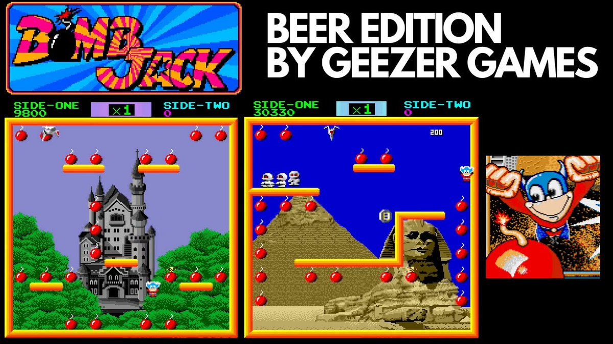 TRGPPage's tweet image. There is no new video today, but just in case you missed it, why not check out the awesome Bombjack Beer Edition on the Commodore Amiga from Geezer Games. 

It is a massive improvement and is much closer to the arcade version.

#commodore
#amiga
#bombjack

youtu.be/lwHGVDiEylA