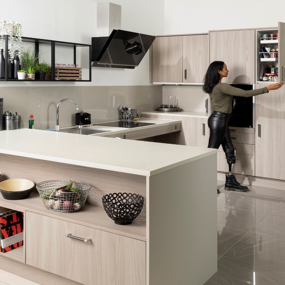April signifies Limb Loss &amp; Limb Difference Awareness Month.
Designed in collaboration with Adam Thomas, a leading expert in accessible design, our Freedom by Symphony accessible kitchen is practical, safe and stylish.
Check out our latest blog here bit.ly/LimblossBlog