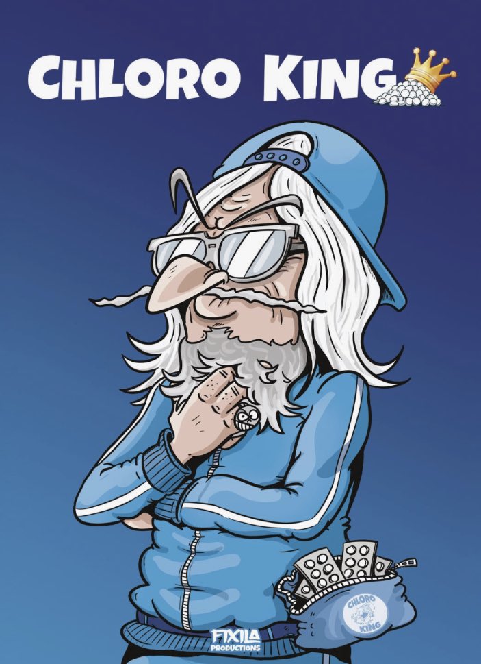 dadoubd's tweet photo. Il y a 3 ans , je faisais ce dessin au p’tit dej, qui entrainera la BD Chloro King
A lire si vous ne l’avez pas encore lu 

Dispo en promo sur https://t.co/hqOASfDJRz 
BD, Goodies…
Le rire le meilleur traitement actuellement 😜
#raoult #chloroking #bd #dessin #tpmp #ihu https://t.co/w55pw7cQ24