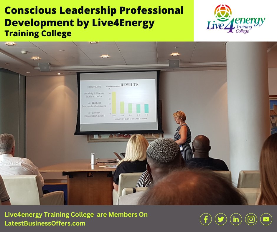 latestbizoffers's tweet image. Conscious Leadership Professional Development Bury and Manchester by Live4Energy Training College

Title: The Impact of Poor Mental Health on Business

latestbusinessoffers.com/post/conscious…

#leadershiptraining #leadershipcourse #leadershipdevelopment #leadership #professionaldevelopment