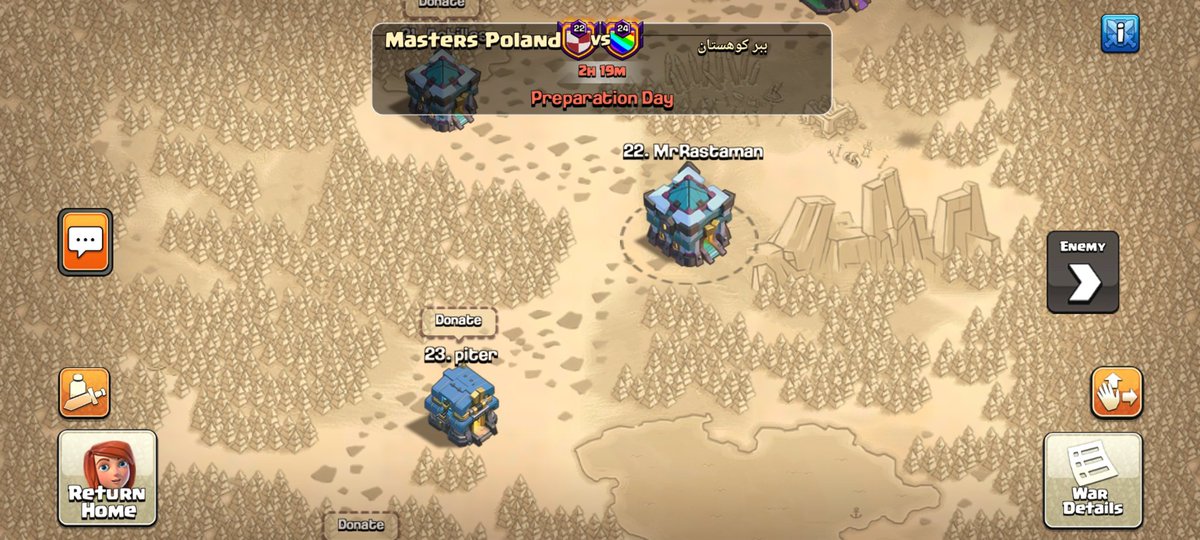 Damian29716721's tweet photo. Have your Clan already started CW?
In Masters Poland - YES! โ๏ธ
GL & HF for all!
#ClashOfClans #ClashOn #Clan #ClanWar #FightForTheWin https://t.co/51b8UvisnS