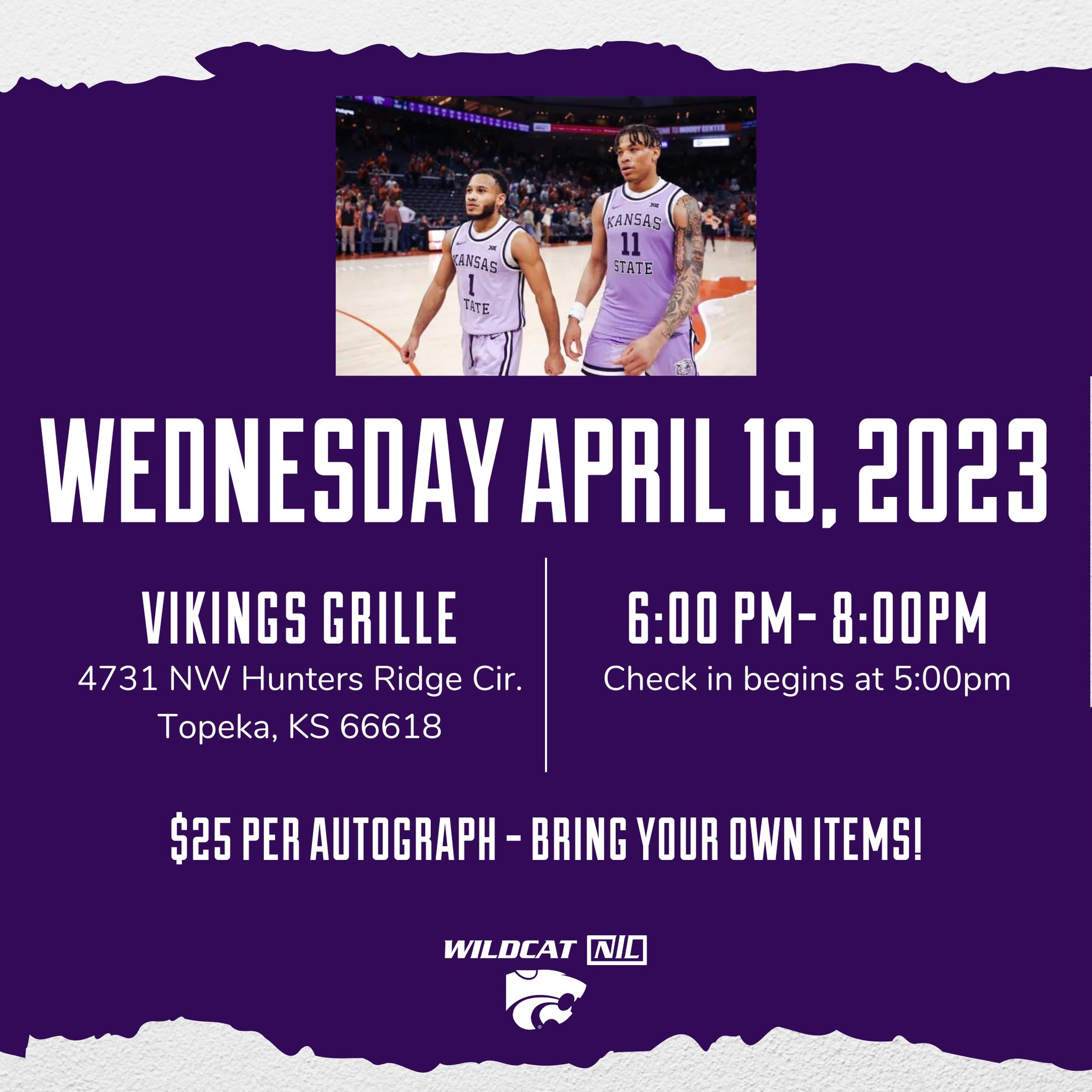 Wildcat NIL on Twitter "🚨 One Week From Today! 🚨 On April 19, from 68 p.m., Markquis Nowell