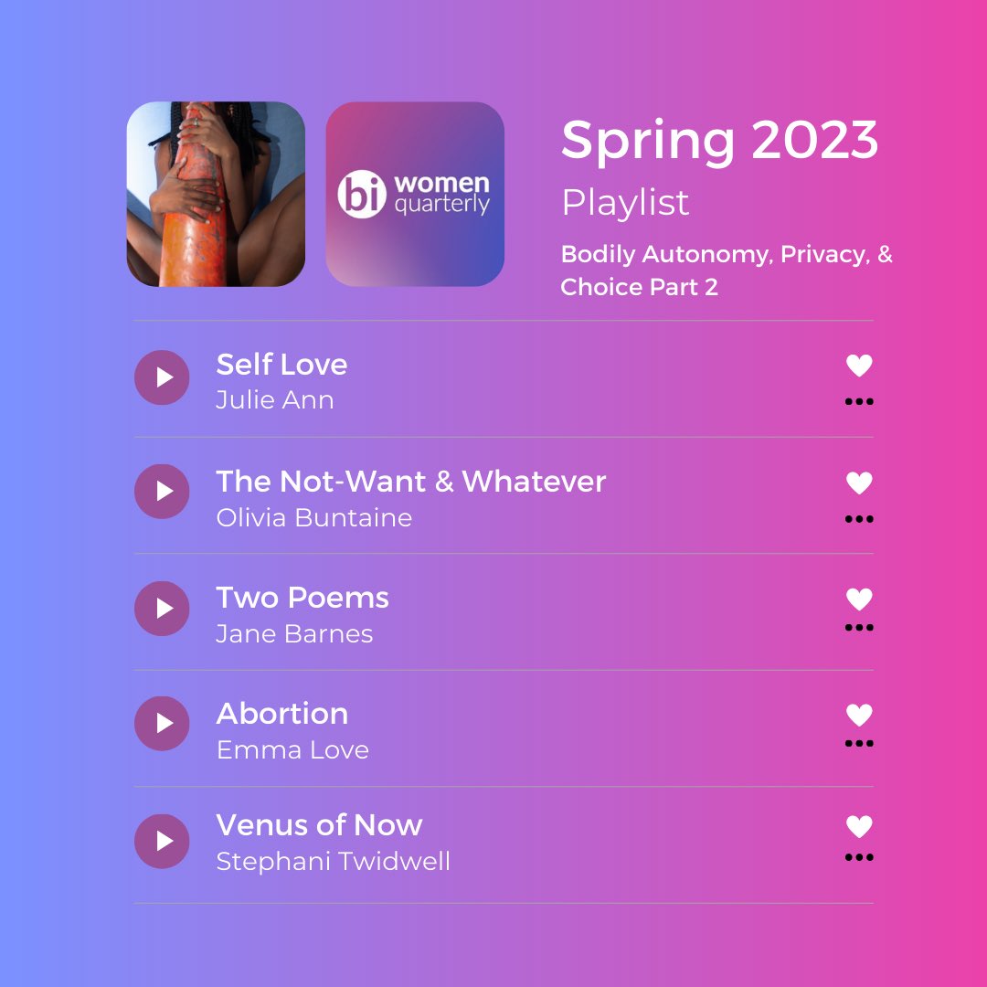 Bi Women Quarterly tweet media