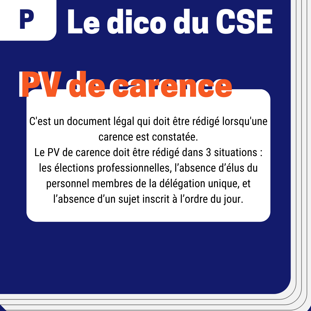 espace_CHSCT's tweet photo. Aujourd’hui dans le dico du CSE on définit le PV de carence.📄

Pour en savoir plus sur le PV de carence découvrez notre article : https://t.co/m3wyJM11Hz 

N'hésitez pas à partager avec vos collègues et à nous faire part de vos commentaires ! 💬 https://t.co/9FOOQLlnAC