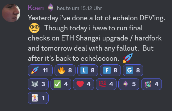So alot of Echelon devving going on in the background - huh 👀

Time is ticking friends 🤫 grab a front row seat 🍿