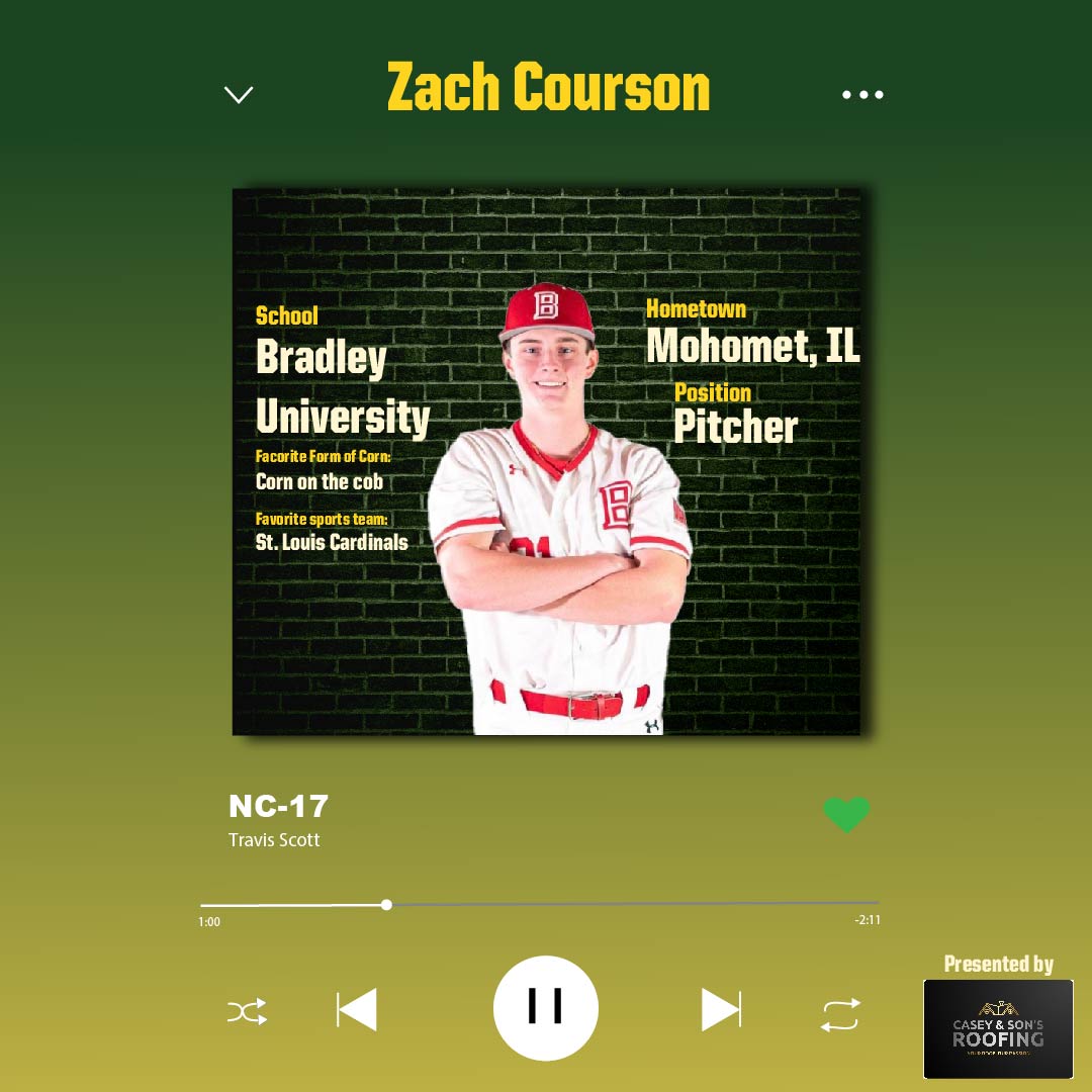 Normal_Baseball's tweet photo. ANOTHER Bradley University Brave becomes a CornBelter this summer! Welcome to the Crib Zach Courson!
#WhereBaseballGrows
@BradleyBaseball
@MSHSBulldogs
Presented by Casey and Son's Roofing https://t.co/znZjc53xDq