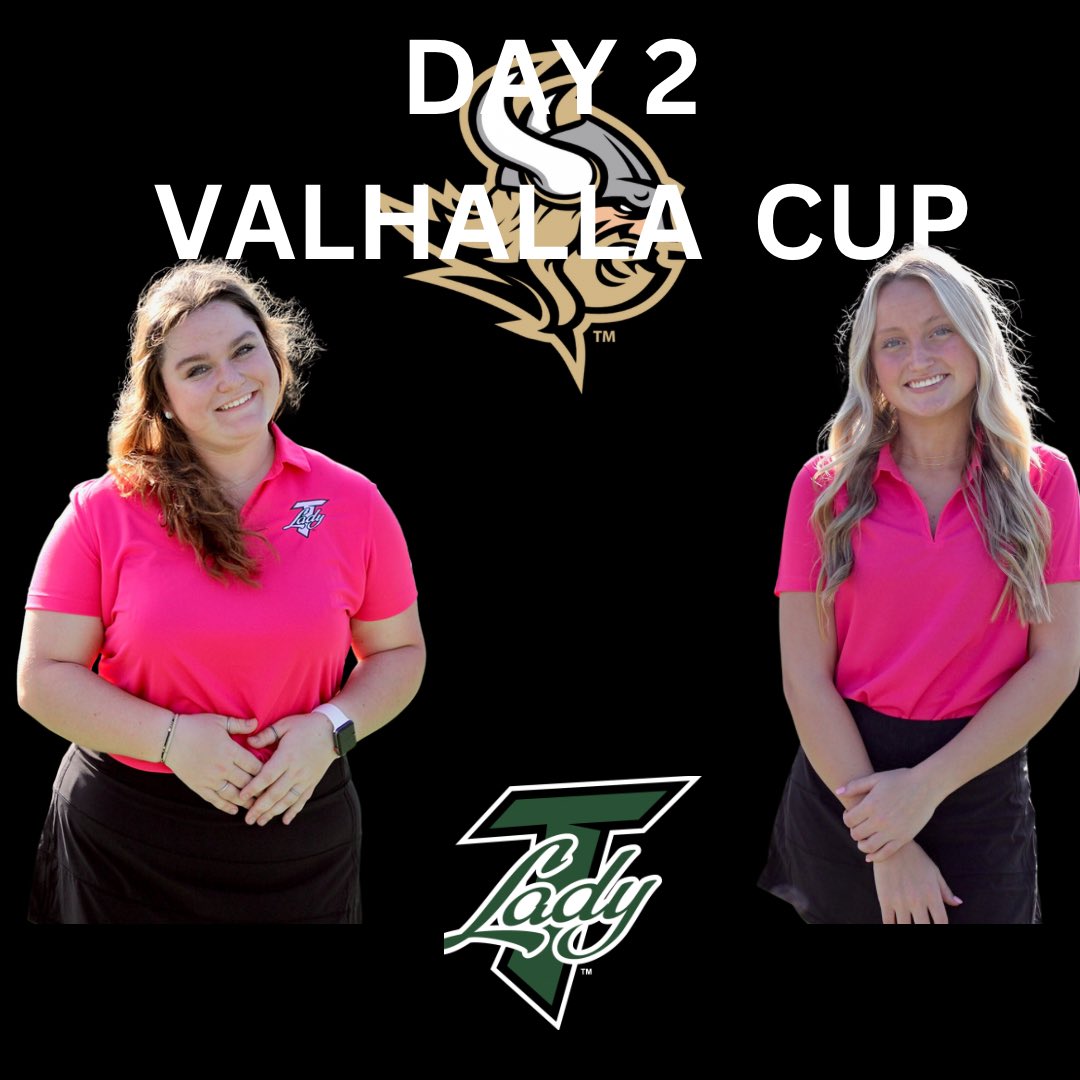 NTHGirlsGolf's tweet photo. Day 2 at Valhalla Cup at Chimney Oaks Golf Course.  One point behind in Stableford format.  #gotrogans @NTH_Athletics https://t.co/Oi94MhERVq