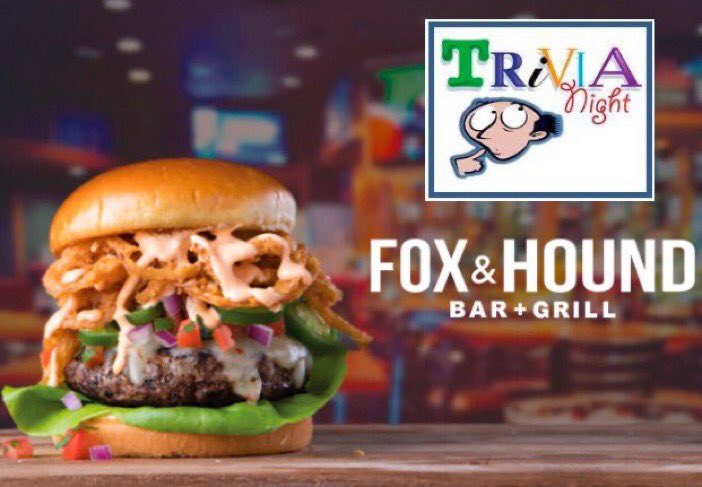 SCGTriviaNights's tweet photo. Look forward to seeing everyone at Trivia Night at 7pm tonight at @FoxandHound in Birkdale. Free to play and great prizes and gift cards for round winners and our overall winner. 

#TriviaNight #FoxandHound #Birkdale https://t.co/KP2CqKUetW