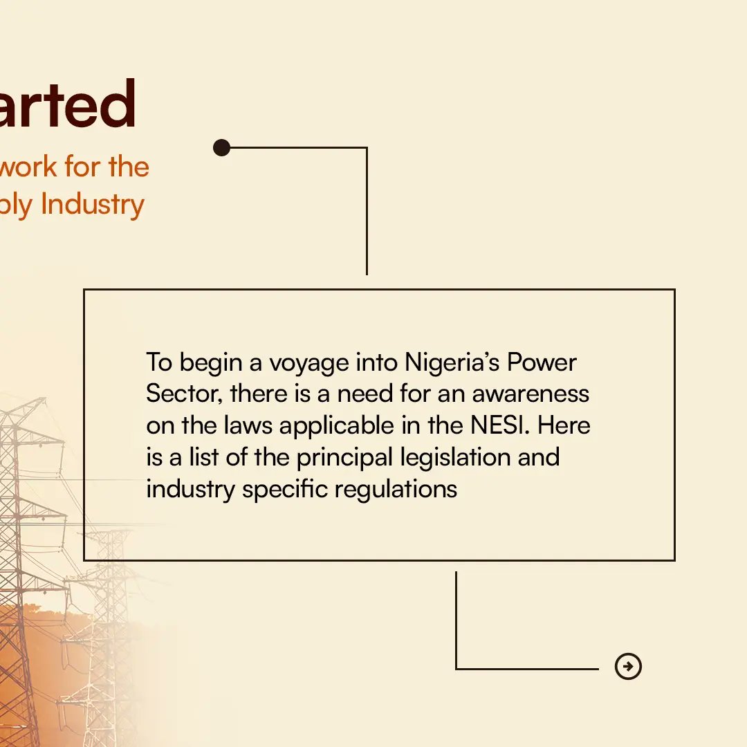 WavesandWatts's tweet photo. Are you enthusiastic about the Nigerian Electricity Supply Industry? We have curated a list of Regulations to keep your interest sustained. We would appreciate a mention of other relevant laws in the sector.

#Power
#NESI
#WavesAndWatts https://t.co/ErDizME0zt