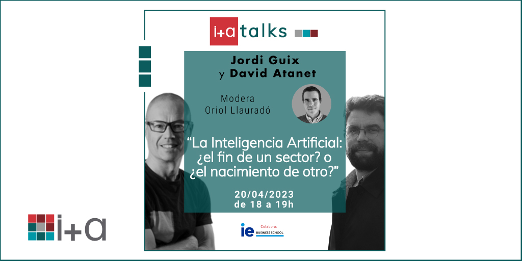 Ponte al día del sector del #marketresearch respecto a la #InteligenciaArtificial.
Jordi Guix y David Atanet Gómez, moderados por Oriol Llauradó  comparten nuestro I+A Talks de abril:  "La Inteligencia Artificial: ¿el fin de un sector? o ¿el nacimiento de otro?"