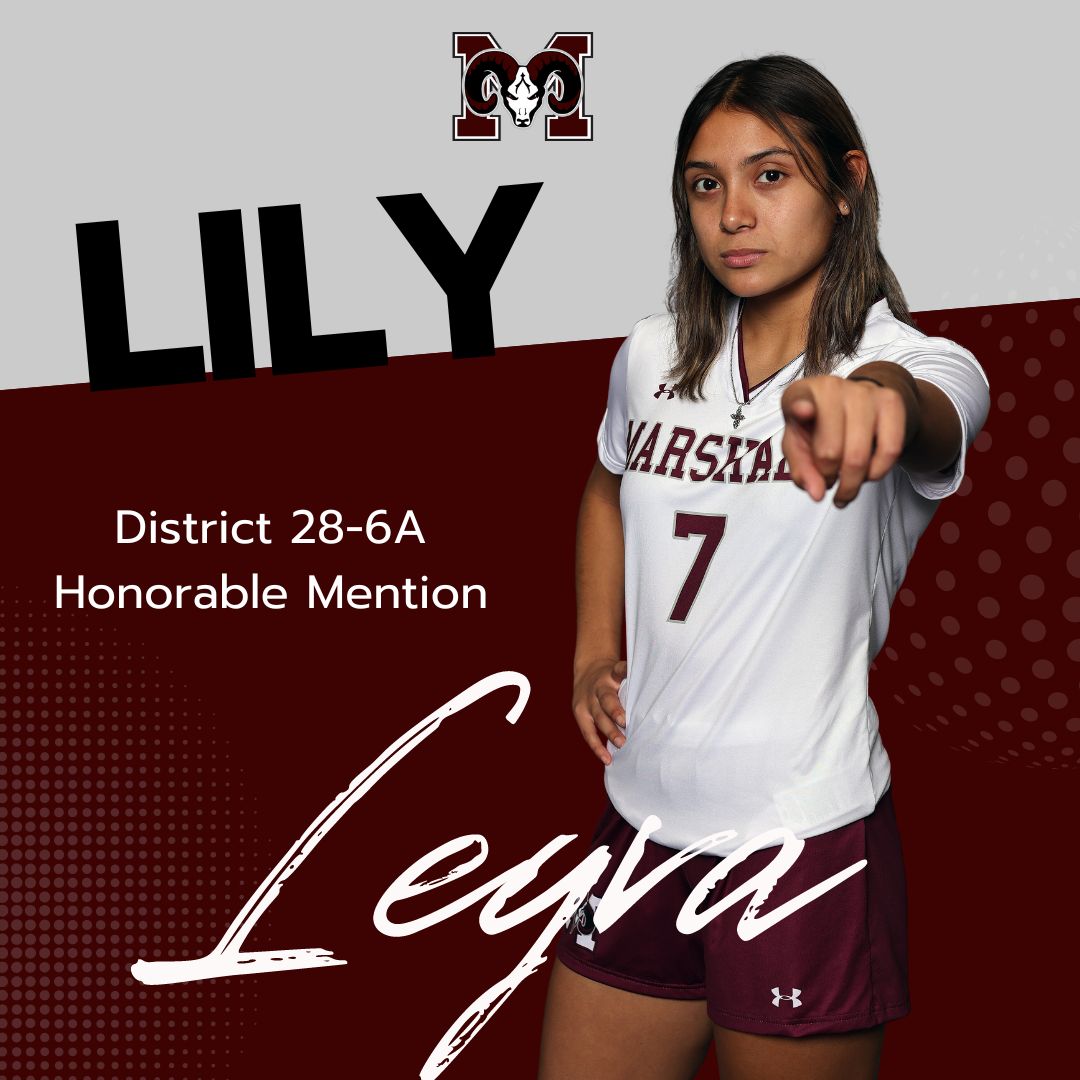 Congratulations to Lily Leyva for being named Honorable Mention All District! <a href="/JMHS_Rams/">John Marshall Athletics</a>