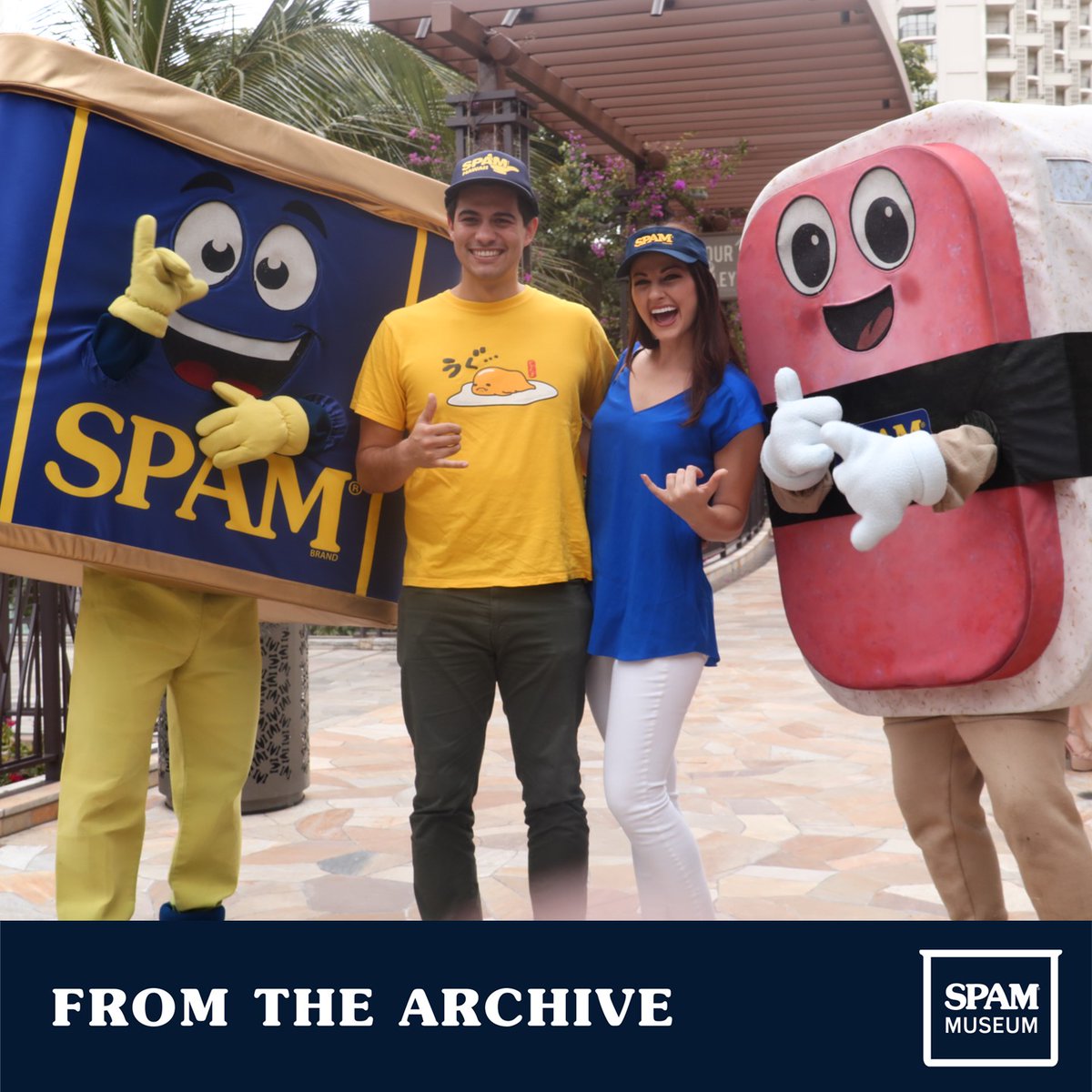 Here is a photo taken from the annual Waikiki SPAM JAM® festival in Hawaii. This year, it is being held on Saturday, April 29. Aloha!