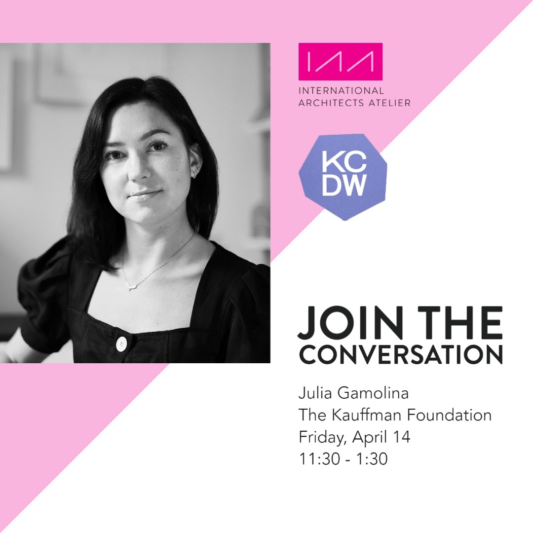 IAA_KC's tweet photo. Join us this Friday at The Kauffman Foundation to kick off KC Design Week! Founder and Editor-in-chief of Madame Architect, Julia Gamolina, will share her story from 11:30-1:30. Check out the link below for more information!
https://t.co/xbYEt7RJle https://t.co/TcBblTf5MM