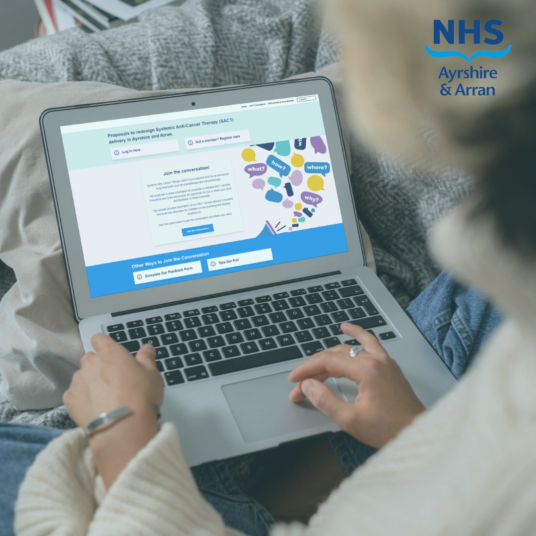 Thank you to everyone who has participated in our Systemic Anti-Cancer Therapy (SACT) Services consultation so far. Our website is a great place to share your views. There's still time to get involved too. Visit jointheconversation-nhsaaa.co.uk/hub-page/sact-… to participate today.