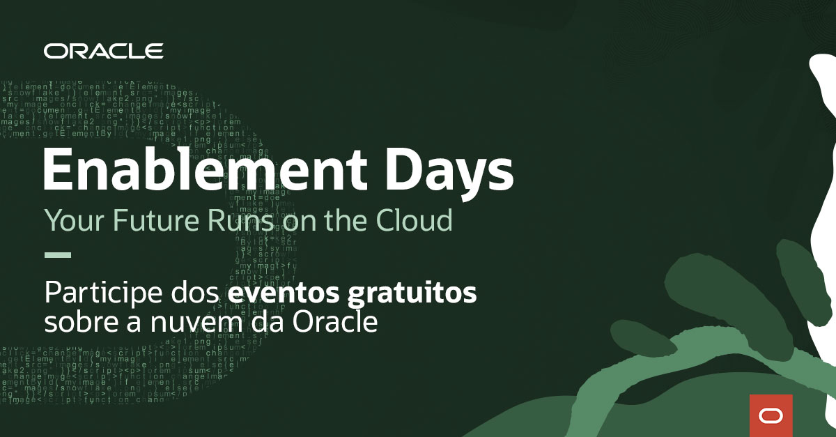 brunoabdons's tweet photo. Participe da nossa série de eventos sobre a nuvem da Oracle, veja como ter o melhor rendimento e assim alcançar soluções inovadoras para a sua empresa.
https://t.co/JNN1GK0uAA https://t.co/oikBg5VWPU
