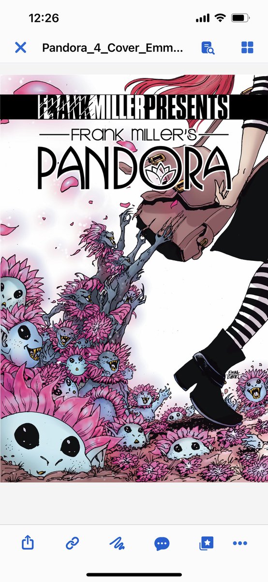Happy comic book Wednesday!Pandora Issue 4 out today. Make sure to get your copy at your local comic book store🎩🪚 #frankmillerpresents #frankmiller #frankmillerspandora #emmakubert #Fmp #pandora