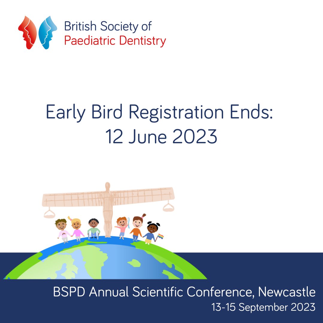 BSPD (@bspduk) on Twitter photo Early bird registration at #BSPD2023 is open for two more months! Early Bird Registration Deadline: 12 June: ow.ly/xMXR50NE797 #paediatricdentist #dentistry
<a href="/BspdNorthern/">BSPD Northern</a> <a href="/BspdMerseyside/">BSPDMerseyside</a>, <a href="/BSPDNorthWest/">North West Branch BSPD</a>, <a href="/BSPDWOS/">BSPD West Of Scotland</a>, <a href="/BspdBranch/">BSPD Northern Ireland Branch</a>, <a href="/BSPD_Ridings/">BSPD Ridings Branch</a>, <a href="/bspdmidlands/">BSPD Midlands Branch</a>, @BspdsY Early bird registration at #BSPD2023 is open for two more months! Early Bird Registration Deadline: 12 June: ow.ly/xMXR50NE797 #paediatricdentist #dentistry
<a href="/BspdNorthern/">BSPD Northern</a> <a href="/BspdMerseyside/">BSPDMerseyside</a>, <a href="/BSPDNorthWest/">North West Branch BSPD</a>, <a href="/BSPDWOS/">BSPD West Of Scotland</a>, <a href="/BspdBranch/">BSPD Northern Ireland Branch</a>, <a href="/BSPD_Ridings/">BSPD Ridings Branch</a>, <a href="/bspdmidlands/">BSPD Midlands Branch</a>, @BspdsY