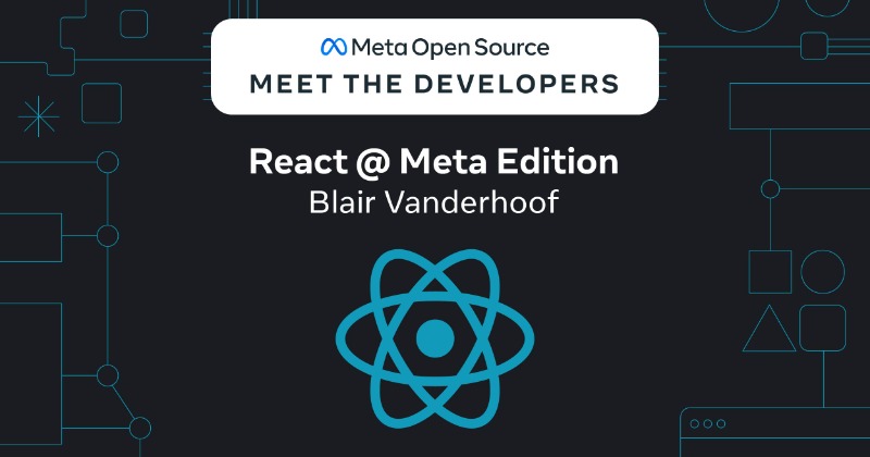 MetaOpenSource's tweet photo. Meet @BlairVanderhoof, a front end engineer on the Facebook Marketplace Team at Meta. Blair's interview with @DevRelSean explores how React Native has been instrumental in the growth of Facebook Marketplace and his contributions to the React community: https://t.co/IuDAeUAkt0