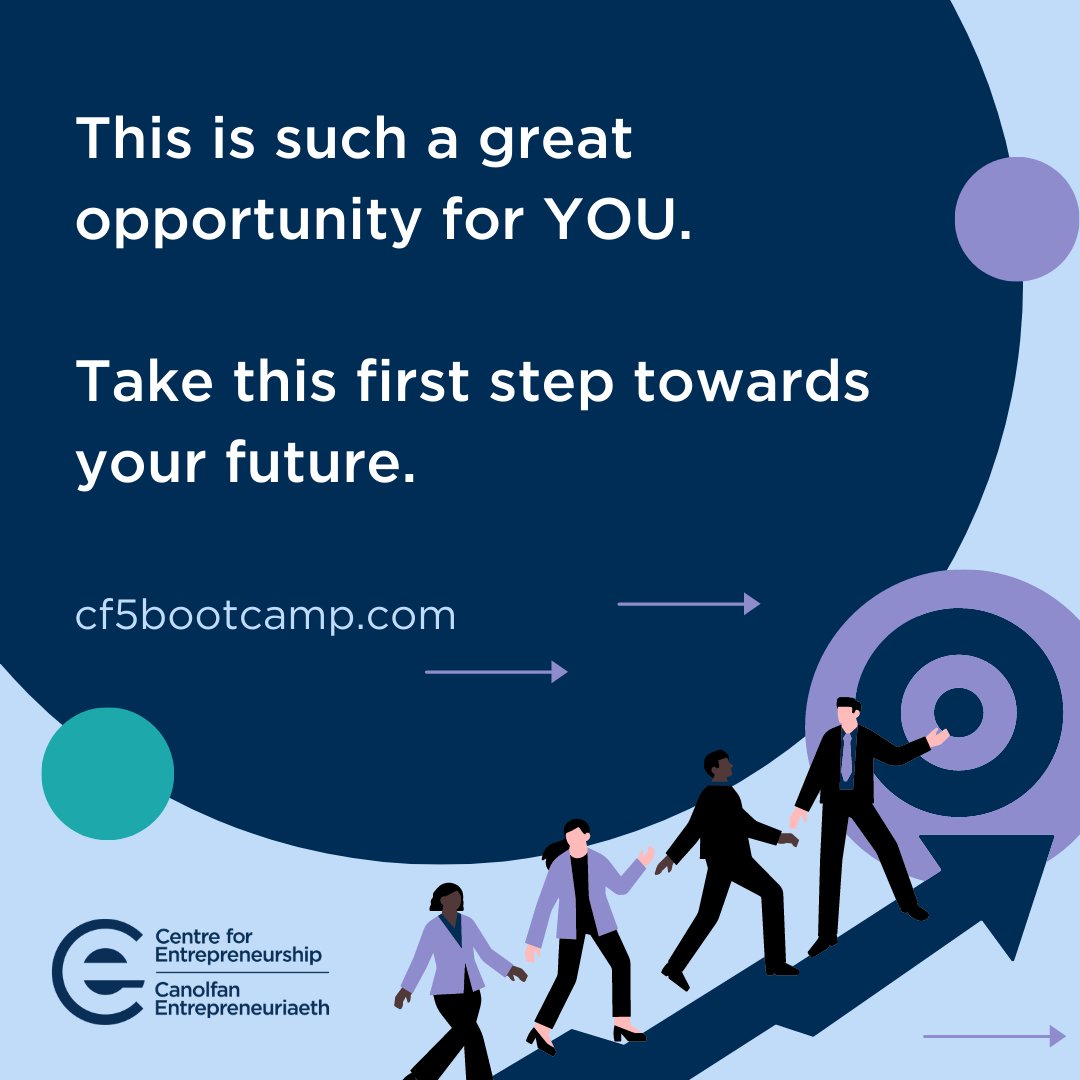 Do you have a great business idea?💡🎯

You can work for yourself - This is your opportunity to create value! We have been working hard to put together 3 days full of invaluable experiences for you to pave your way to a successful future.

Sign up: cf5bootcamp.com