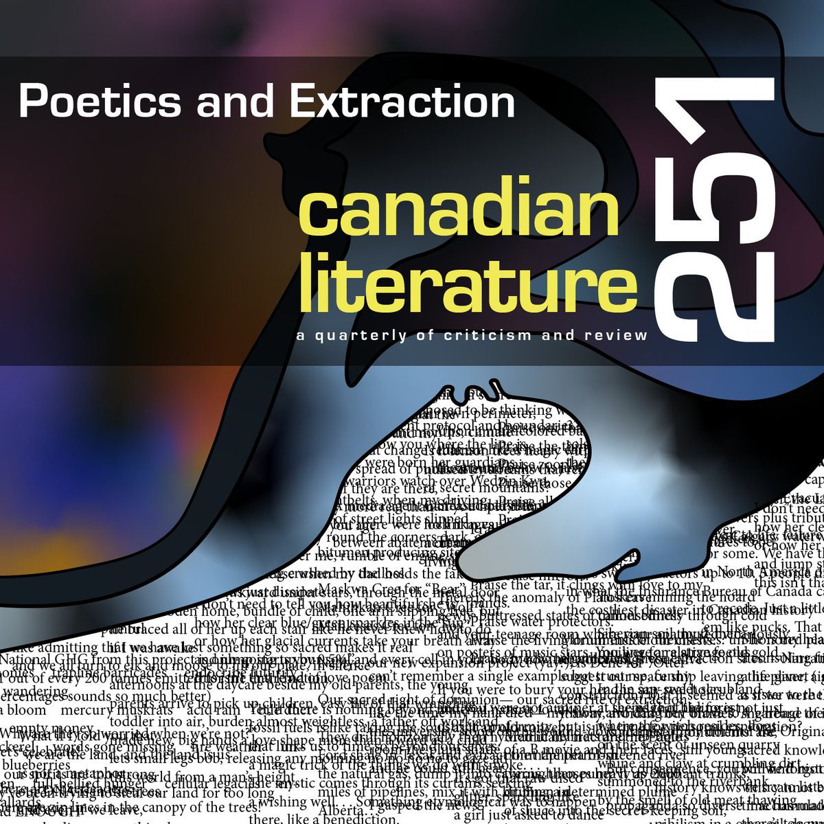 canadianlit's tweet photo. It's almost here! 🥳
CanLit #Issue251, Poetics and Extraction, is now available for Pre-Sale.
Get 25% off the single issue with the coupon code:
CLPoeticsEX2022
👉https://t.co/UoOmM5g6Bt
Coupon expires May 8th, so hurry!
@MelanieDUnrau @muxkurpunsku #CanLit https://t.co/Csr5hsL9uN