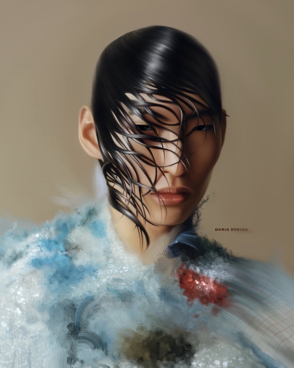 Evening!❤️
My new art😍
Style - realistic 
Not #NFT