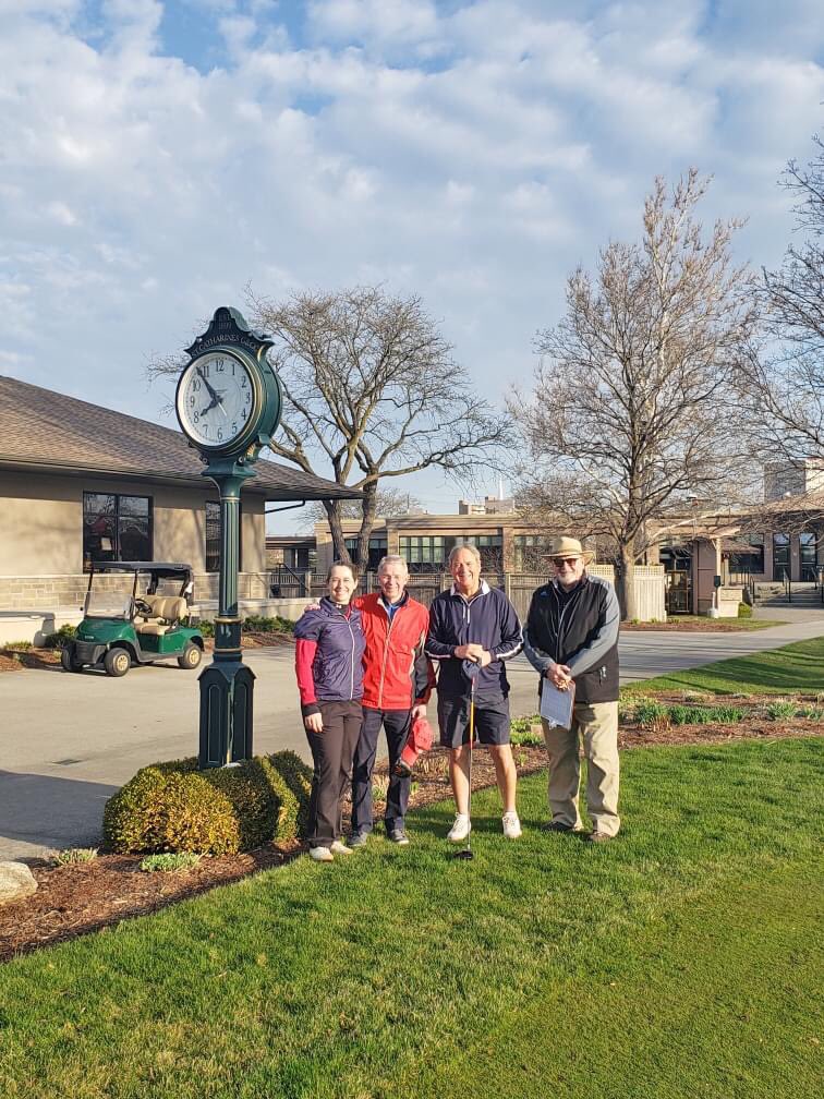stcgcc's tweet photo. Cheers to our first golfers of the season: Celine, Doug and John with our starter Mal this morning at #stcgcc
Happy golfing day.
https://t.co/4zscNwPkE4
#golfseason #stgcc https://t.co/J74qbQntZ8
