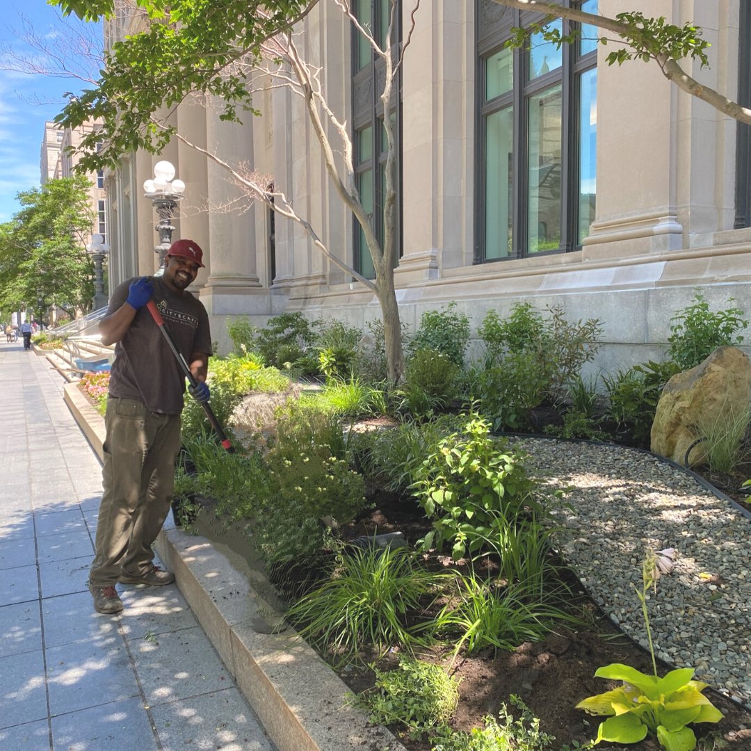 City gardening at its finest. Another space transformed with the #PowerofPlants! 

Transform your building’s exterior with a landscape design that resonates and inspires. 🌱

#citygardening #landscapedesign #bostoncityscapes #summerplanting #horticulture