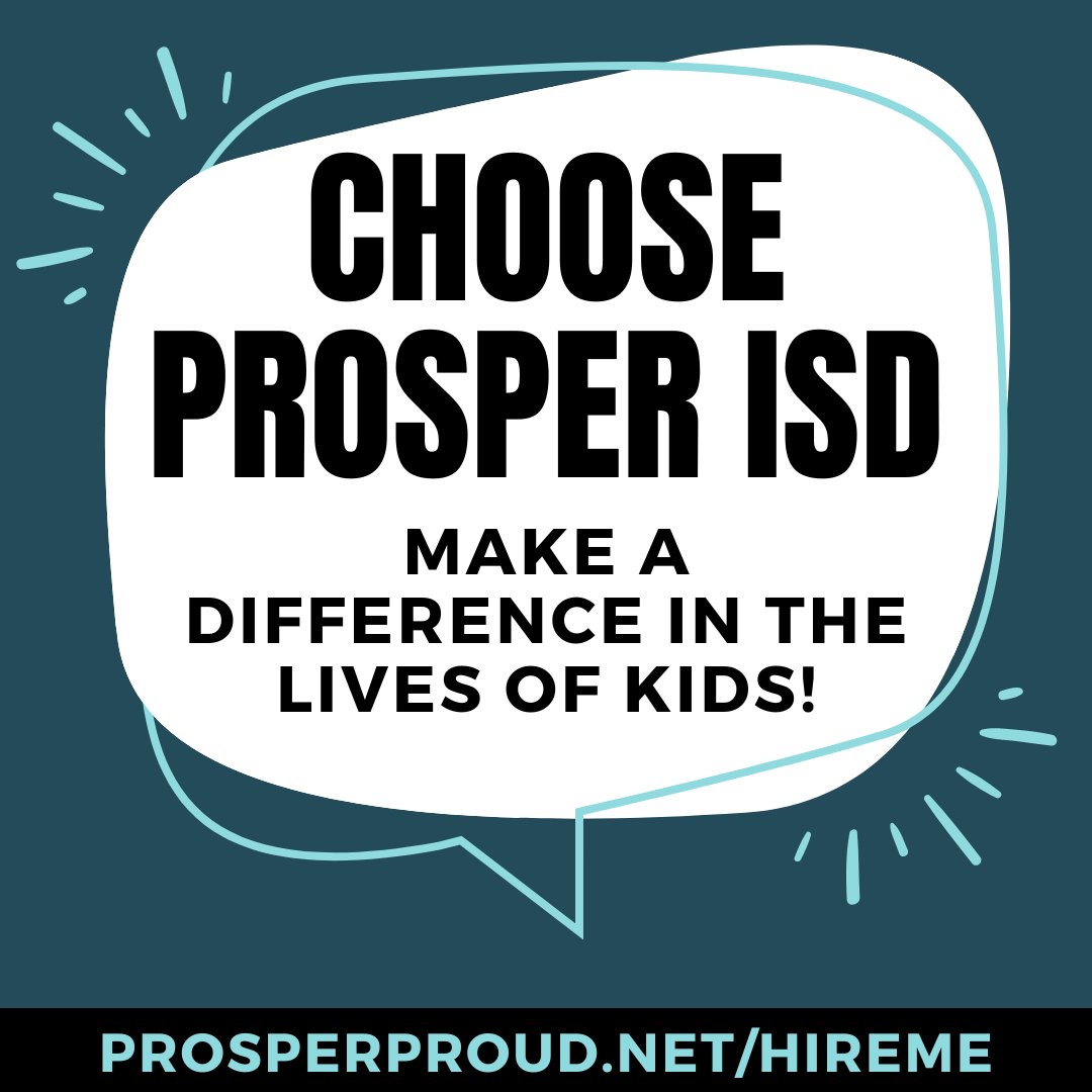 Prosper ISD tweet media
