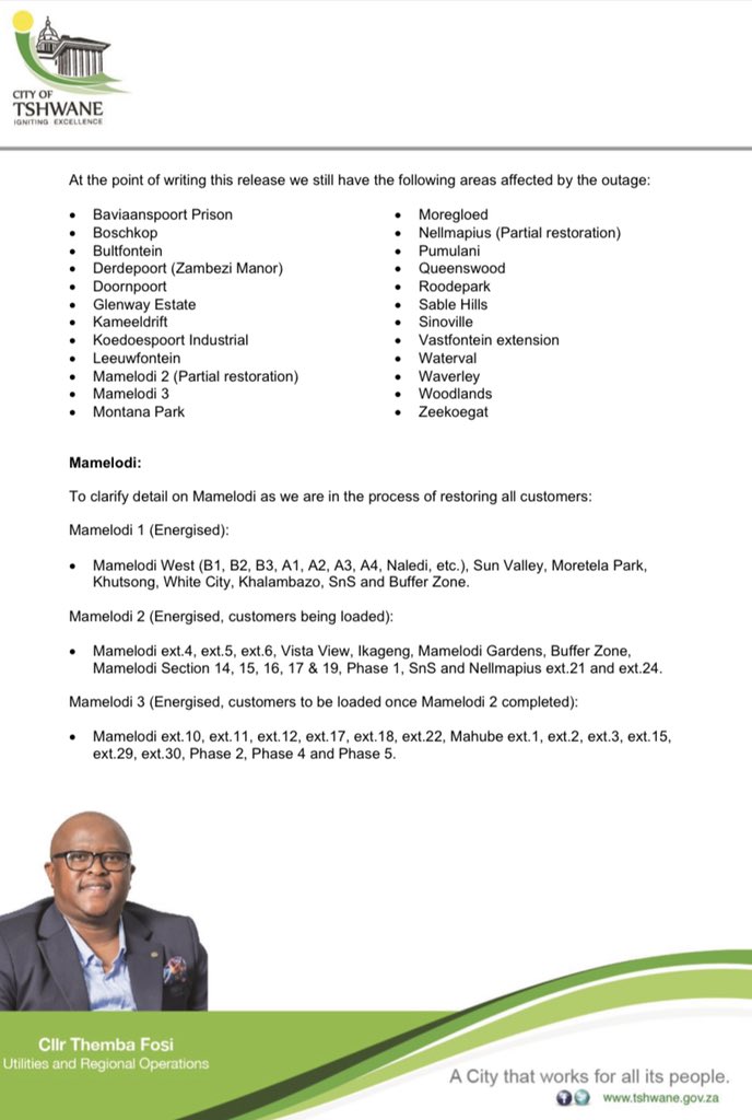 Tshwane Coalition tweet media