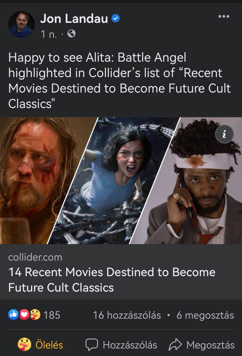 🤩#AlitaArmy
You can read it here:
collider.com/recent-movies-…

 #alita #battleangel #Angels #cyborg #cyborggirl #alitasequal