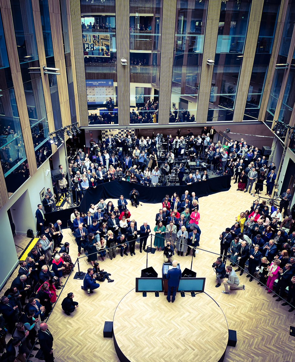 Not the best seat in the house but a great view of the media scrum and the top of President Biden’s head!