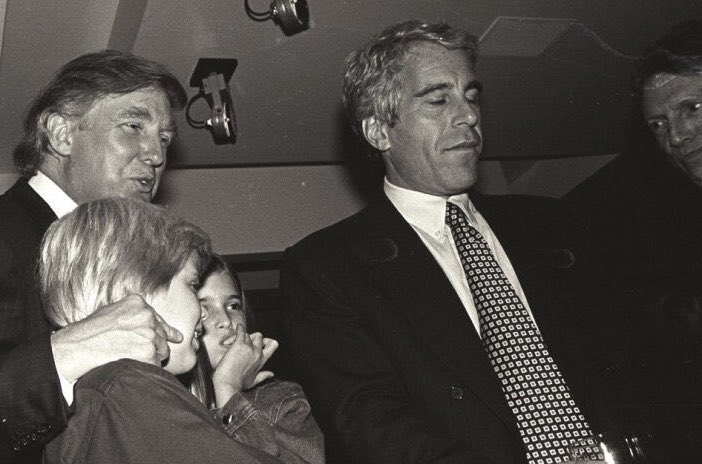 <a href="/jsringel/">John the PATRIOT</a> <a href="/EdKrassen/">Ed Krassenstein</a> trump with Epstein- look at Ivanka biting her nails