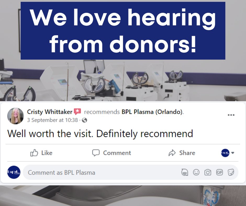 BPL Plasma LLC tweet media