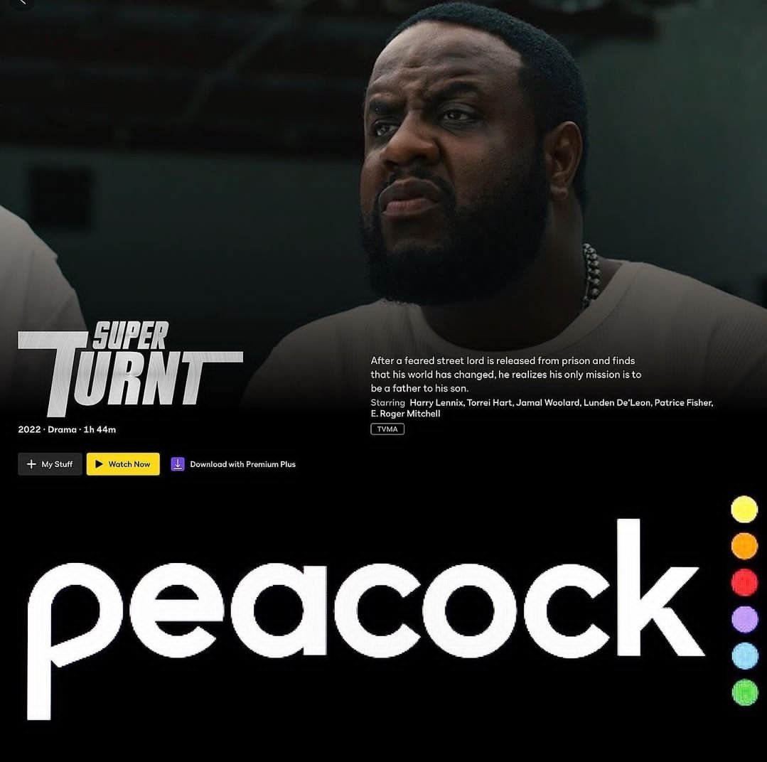 TejaiMoore's tweet photo. God's timing!!! This film released in 2022 but as of TODAY, it was picked up by Peacock! I'm grateful to God FIRST for the opportunity to have one of my, now, most known songs, "MLV", used in this incredible film. Also, thank you to director Mann Robinson #SuperTurnt #AllGodNotMe https://t.co/8VMtxuHE8v