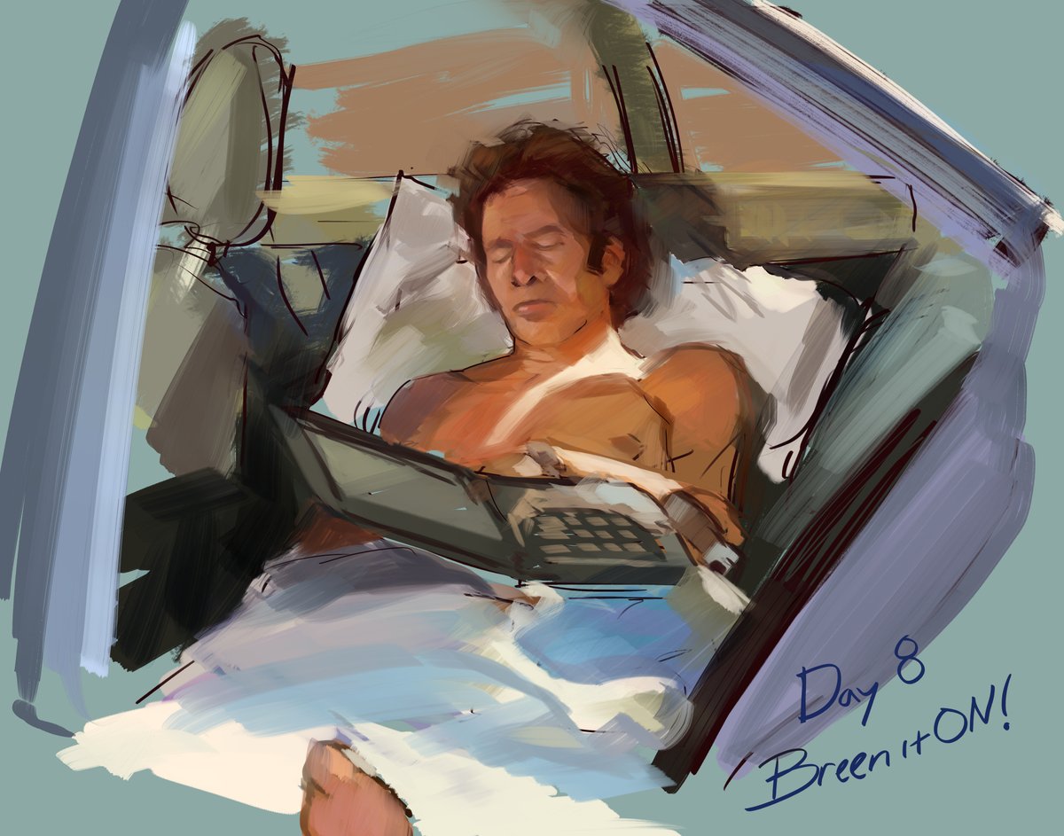 timkellyprints's tweet photo. Sleeping breen for day 8 sketch, sweet dreams prince. Happy with the light in this one #breeniton https://t.co/0qv3qtTWcC