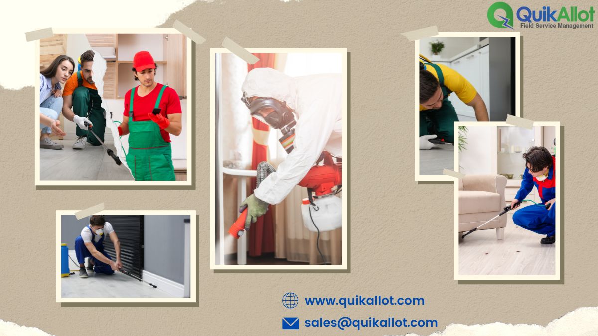quikonesolution's tweet photo. As a #pestcontrolbusiness owner, is the task of running everything by hand overwhelming? 

There are many #FieldServiceSoftware programs designed specifically for your business improvements. 

Try our #QuikAllot first! https://t.co/eF02XNb7cH

#ServiceDispatchSoftware #USA https://t.co/Zc0Z0TR83q