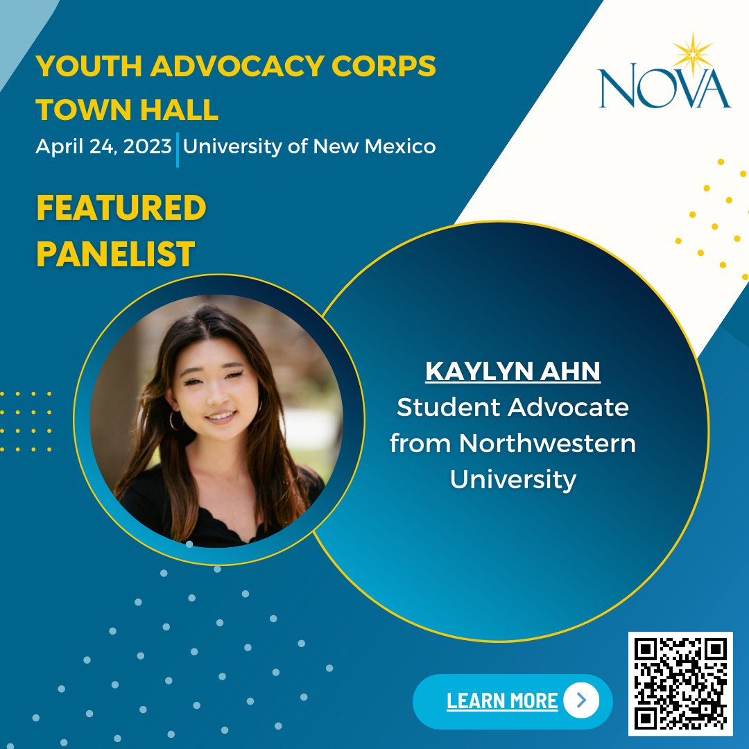 NOVADVOCACY's tweet photo. Check out the Youth Advocacy Corps Townhall panelists! 

Moderated by Abrianna Morales @AbrielisM with:
● Brandon Wolf @bjoewolf 
● D'Angelo McDade. @DAngelo4Change 
● Kaylyn Ahn @Kaylyn_Ahn 

Register here! https://t.co/ne72jQAGDu

  #NCVRW2023 #YouthAdvocacyCorps  #Advocates https://t.co/rClkFQGPz1