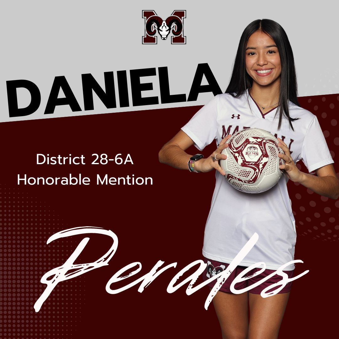 Congratulations to Daniela Perales for being named Honorable Mention All District this year! <a href="/JMHS_Rams/">John Marshall Athletics</a>
