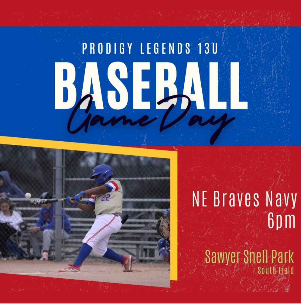 Prodigy12U's tweet photo. ‼️⚾️ It's Game Day ⚾️‼️

🆚️ Nebraska Braves Navy
📱Live Stream: https://t.co/9SUjmEWSA0

Let's Go Prodigy Legends 13U ⚾️!! https://t.co/m26Wb5cKfG
