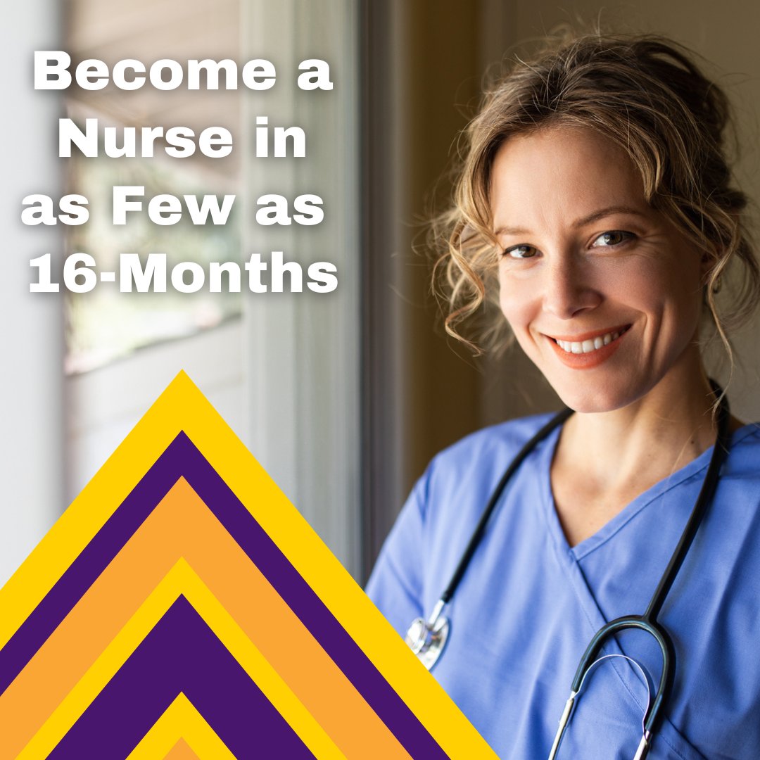 Become a #Nurse &amp; make a difference for people in your community every day!
- Clinical Prep
- Experienced Faculty
- Innovative Curriculum 
Get your ABSN degree in as few as 16 months bit.ly/3neHNmH