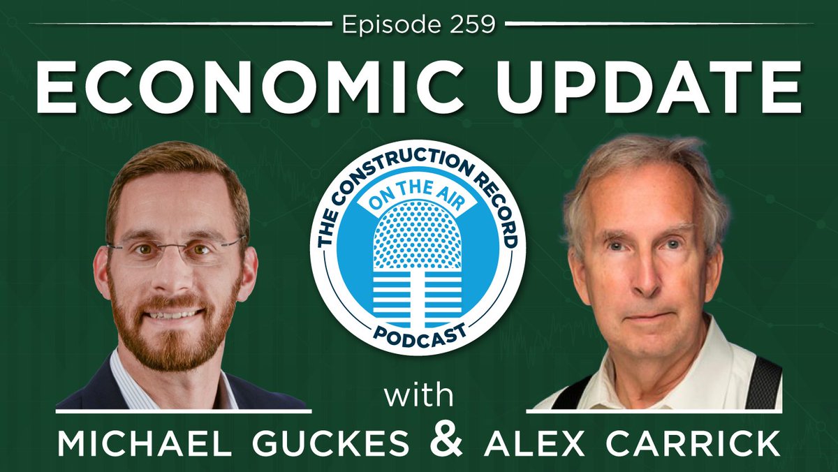 JOCWarrenFrey (@jocfrey) on Twitter photo On this episode of The Construction Record Podcast, <a href="/JOCFrey/">JOCWarrenFrey</a> joins <a href="/constructconnx/">ConstructConnect</a> chief economist <a href="/Alex_Carrick/">Alex Carrick</a> and senior economist <a href="/Michael_Guckes/">Michael Guckes</a> about facing a transition towards a new green economy for North America and the rest of the globe.
apple.co/3zV0gro On this episode of The Construction Record Podcast, <a href="/JOCFrey/">JOCWarrenFrey</a> joins <a href="/constructconnx/">ConstructConnect</a> chief economist <a href="/Alex_Carrick/">Alex Carrick</a> and senior economist <a href="/Michael_Guckes/">Michael Guckes</a> about facing a transition towards a new green economy for North America and the rest of the globe.
apple.co/3zV0gro