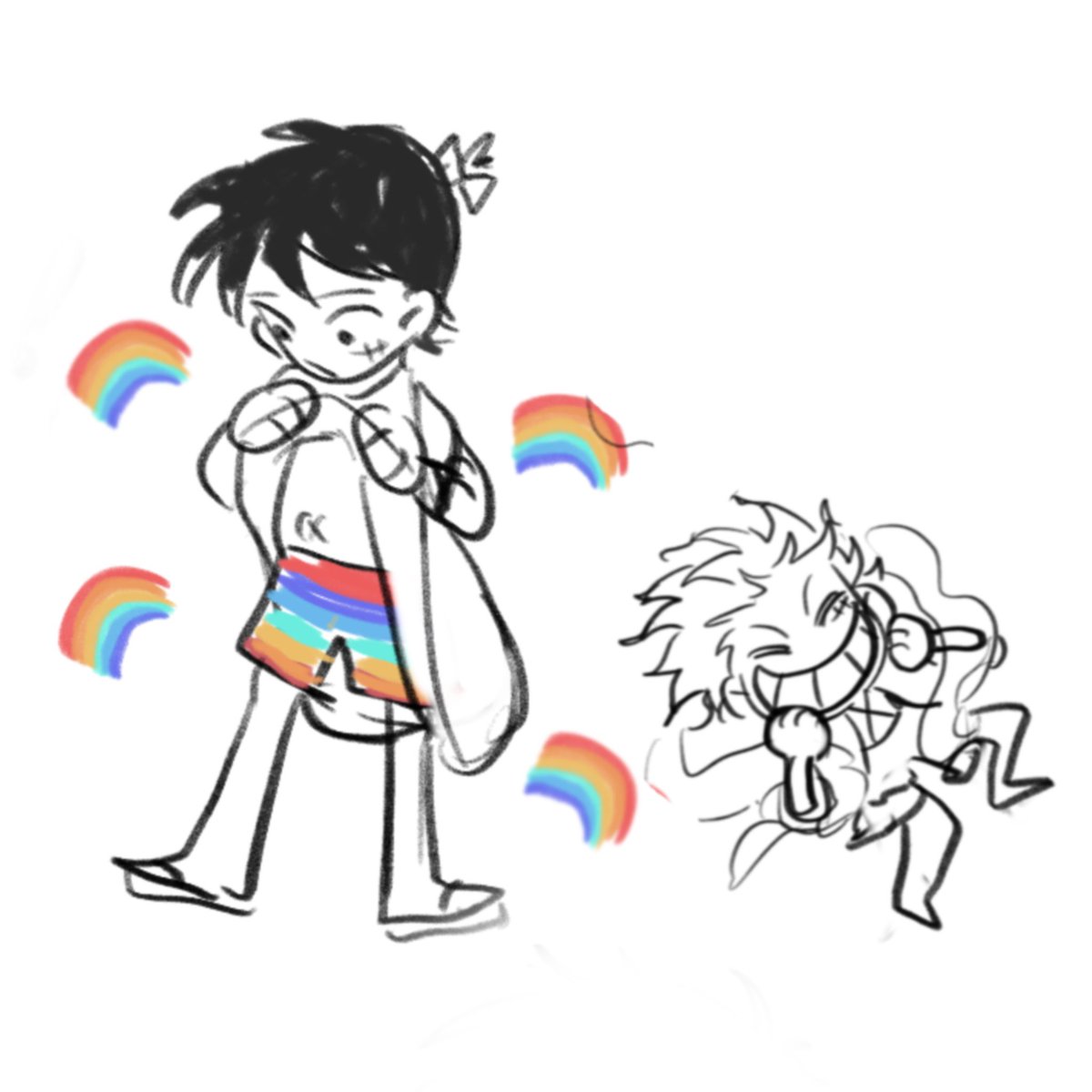 HylyHsl1's tweet photo. 🌈🩳#ONEPIECE #luffy https://t.co/ES1TVFP3JY